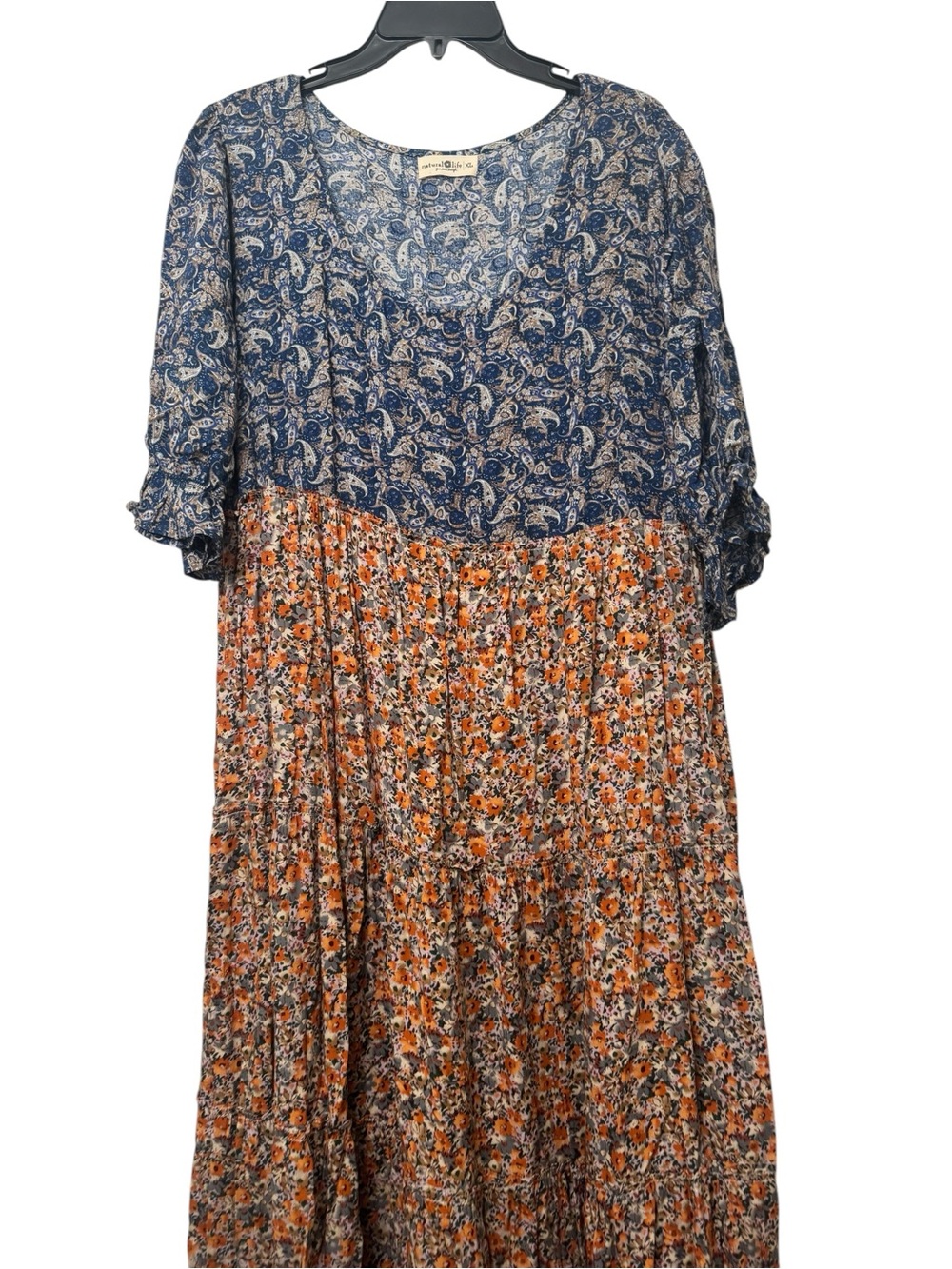 Natural Life Collette Floral Tiered Maxi Dress - Picture 5 of 7
